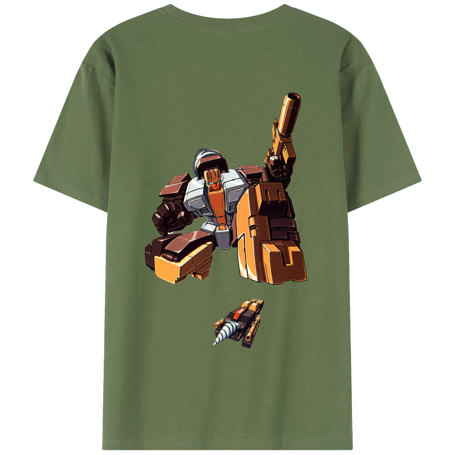 （画像用）  綿100％ メンズ半袖Tシャツ（バックプリント） 通気性